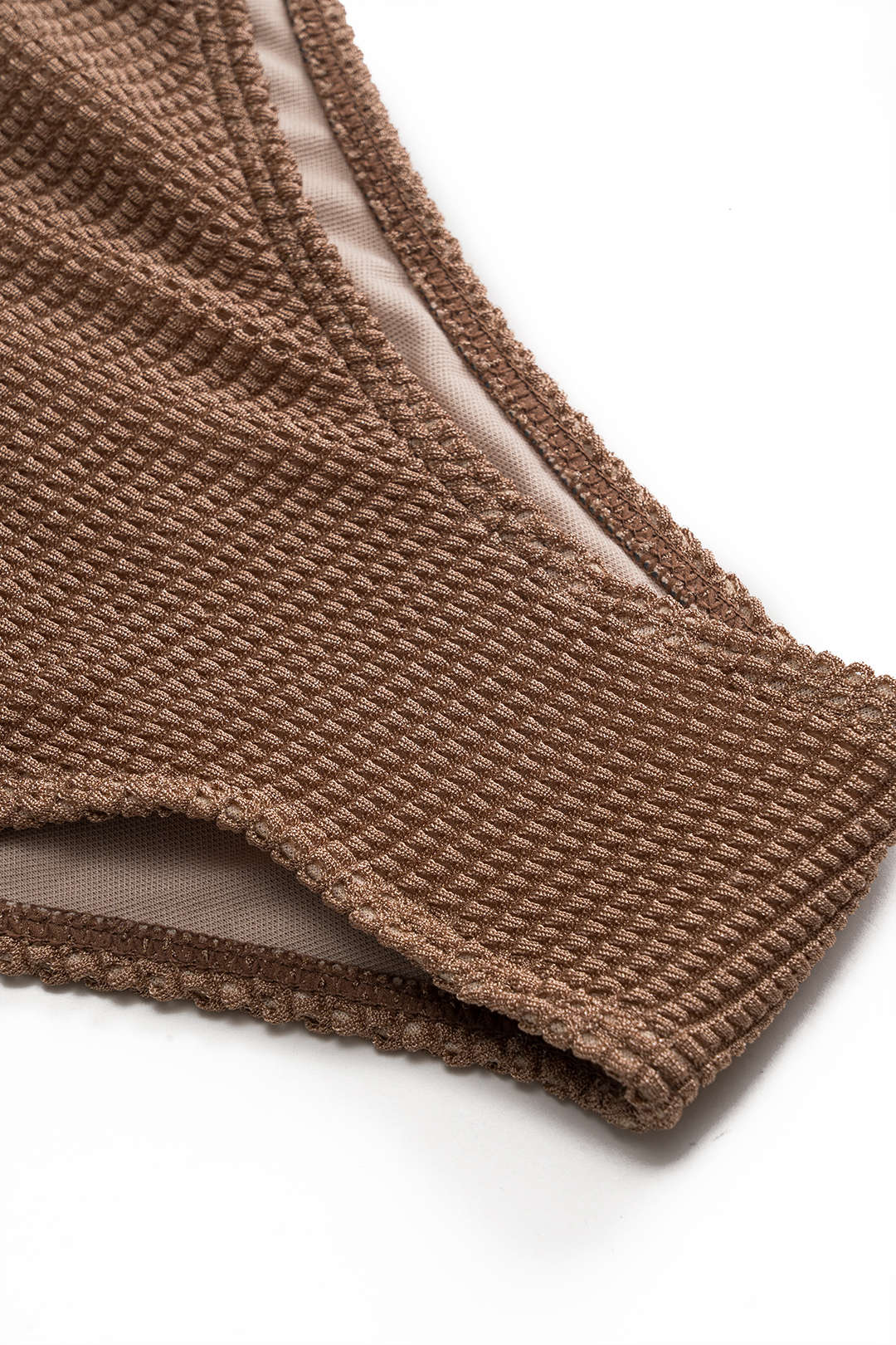 Gold Brown Bikini ve Pareo Set