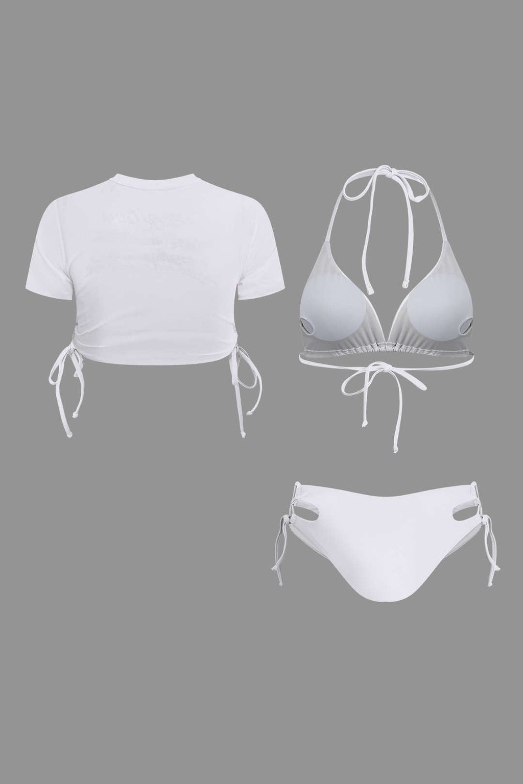Beach Bikini ve Crop Seti