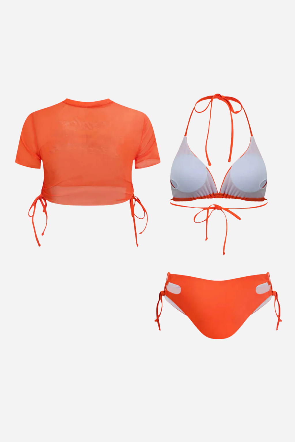 Beach Bikini ve Crop Seti
