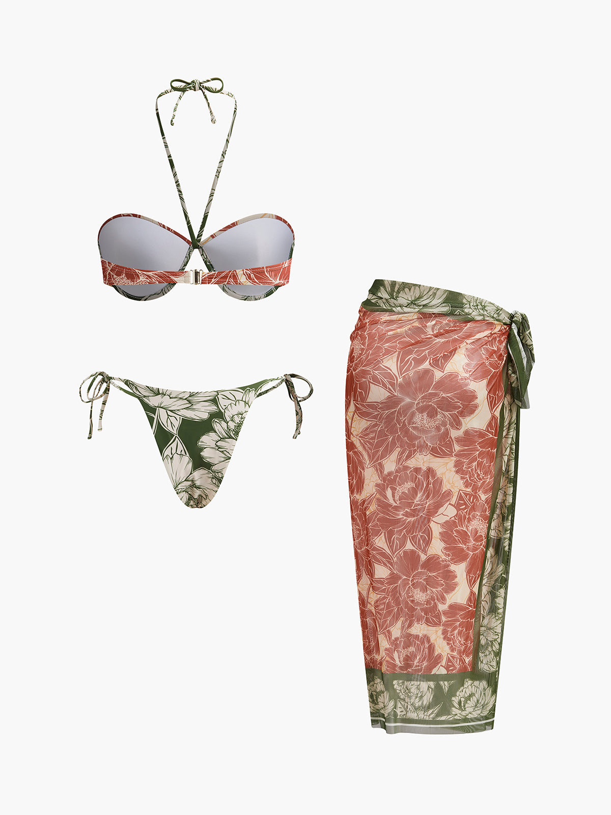 Nora Bikini ve Pareo Set