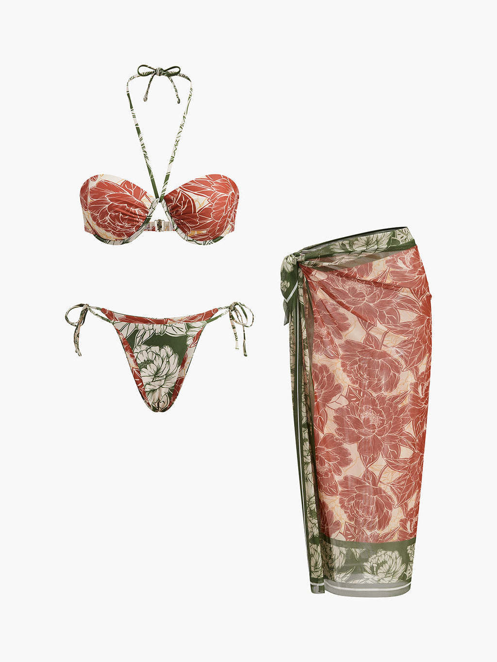 Nora Bikini ve Pareo Set