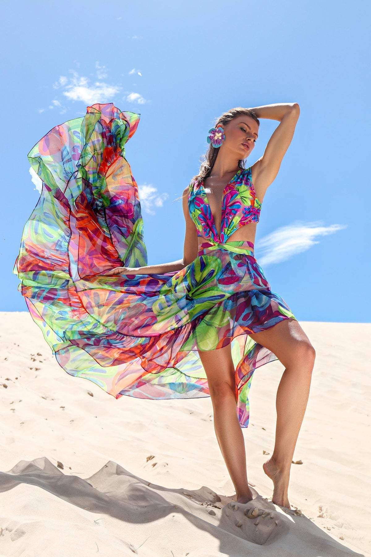 Fricelle Mayo ve Pareo Set